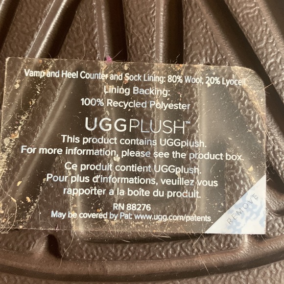 RARE UGG Mini Bailey Bow II Boot in shimmer plum (purple) - Picture 9 of 10